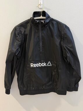 Reebok Black Kids' Quarter Zip Pullover and Joggers Set